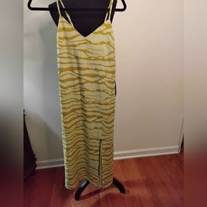 Moodie Animal PRINT GREEN DRESS XS NWT